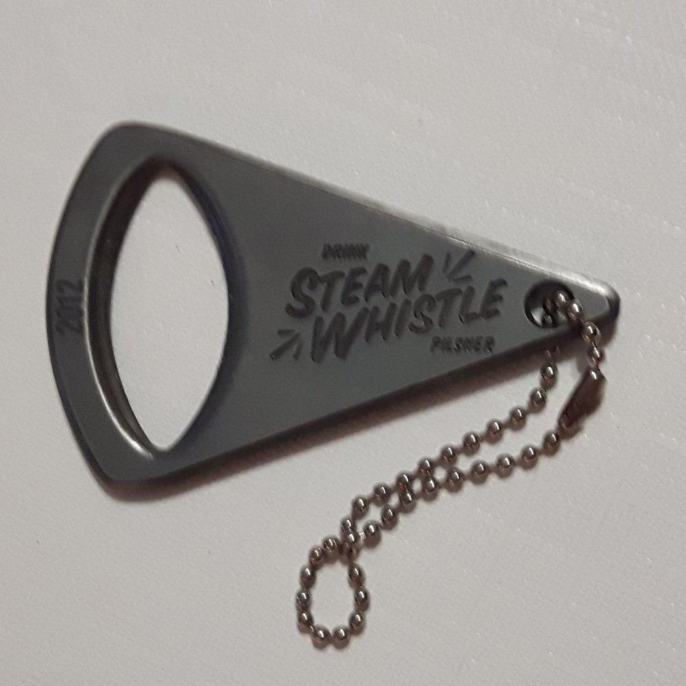 Rare 2012 Steam Whistle Bottle Opener
